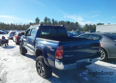 2007 Toyota Tacoma Base V6 z USA, uszkodzony, nr VIN 5TELU42N37Z375747